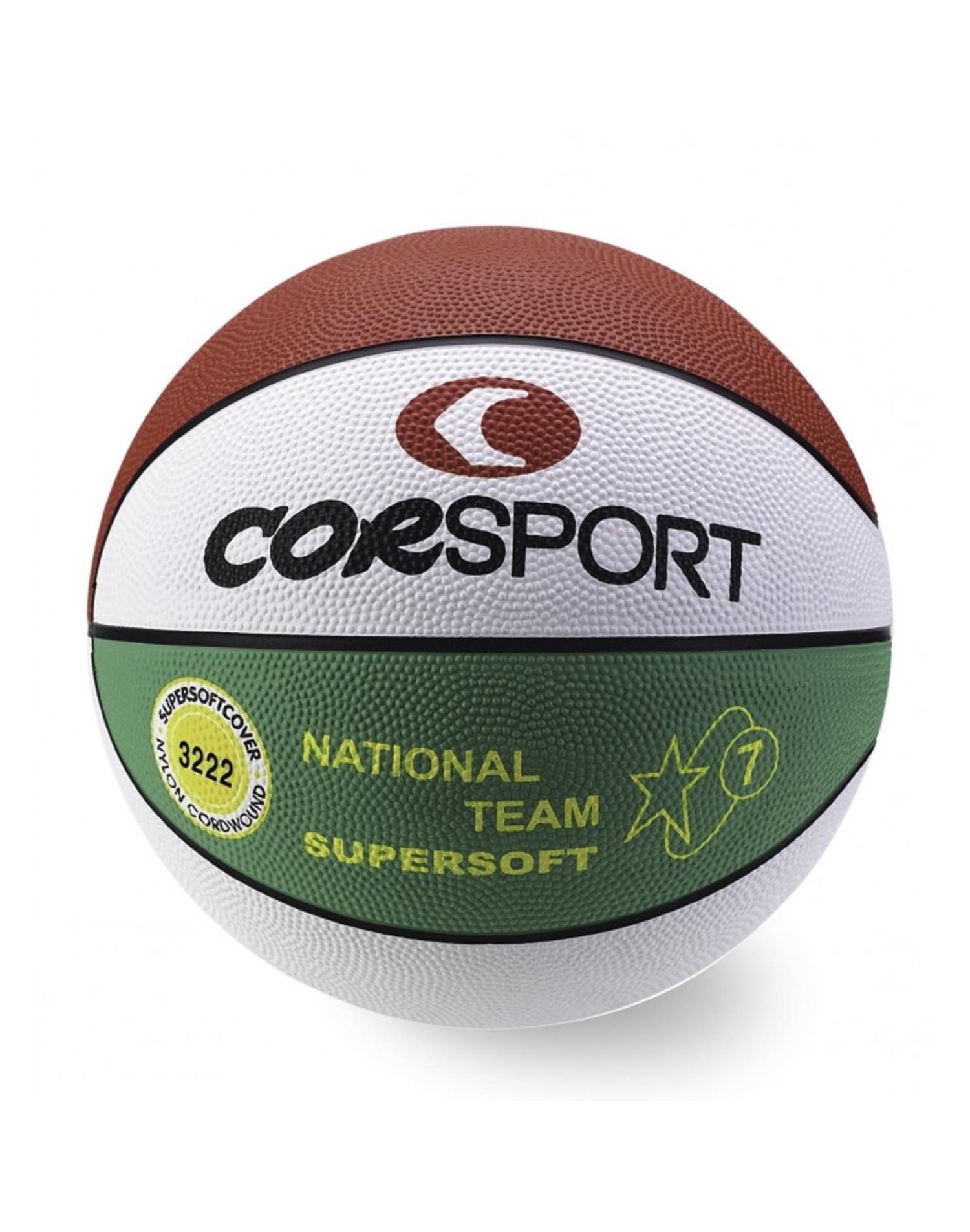 Cor Sport Supersoft Pallone Basket (MISURA 7 - TRICOLORE)