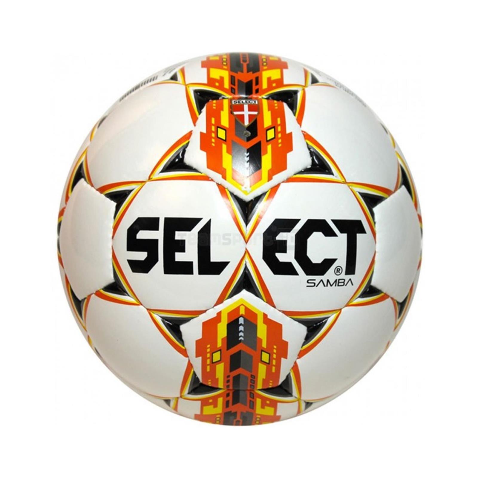 SELECT Pallone Calcio Samba Arancione (MISURA 4 - BIANCO - ARANCIO)