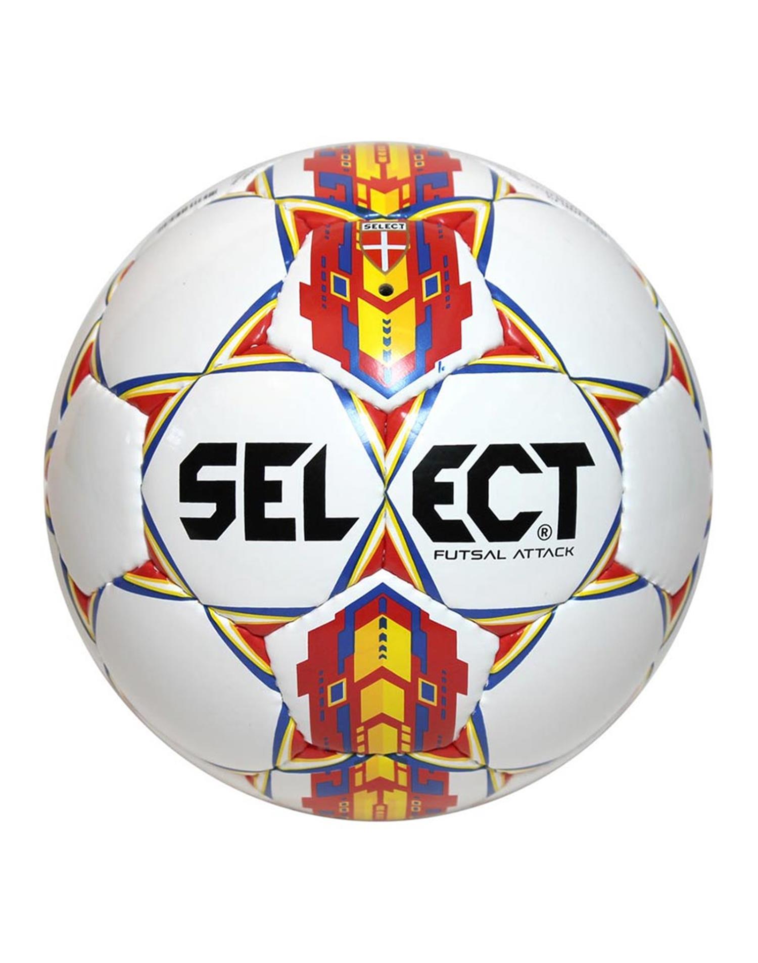 SELECT Pallone calcio a 5 Futsal Attack (CALCIO A 5 - BIANCO - ARANCIO)