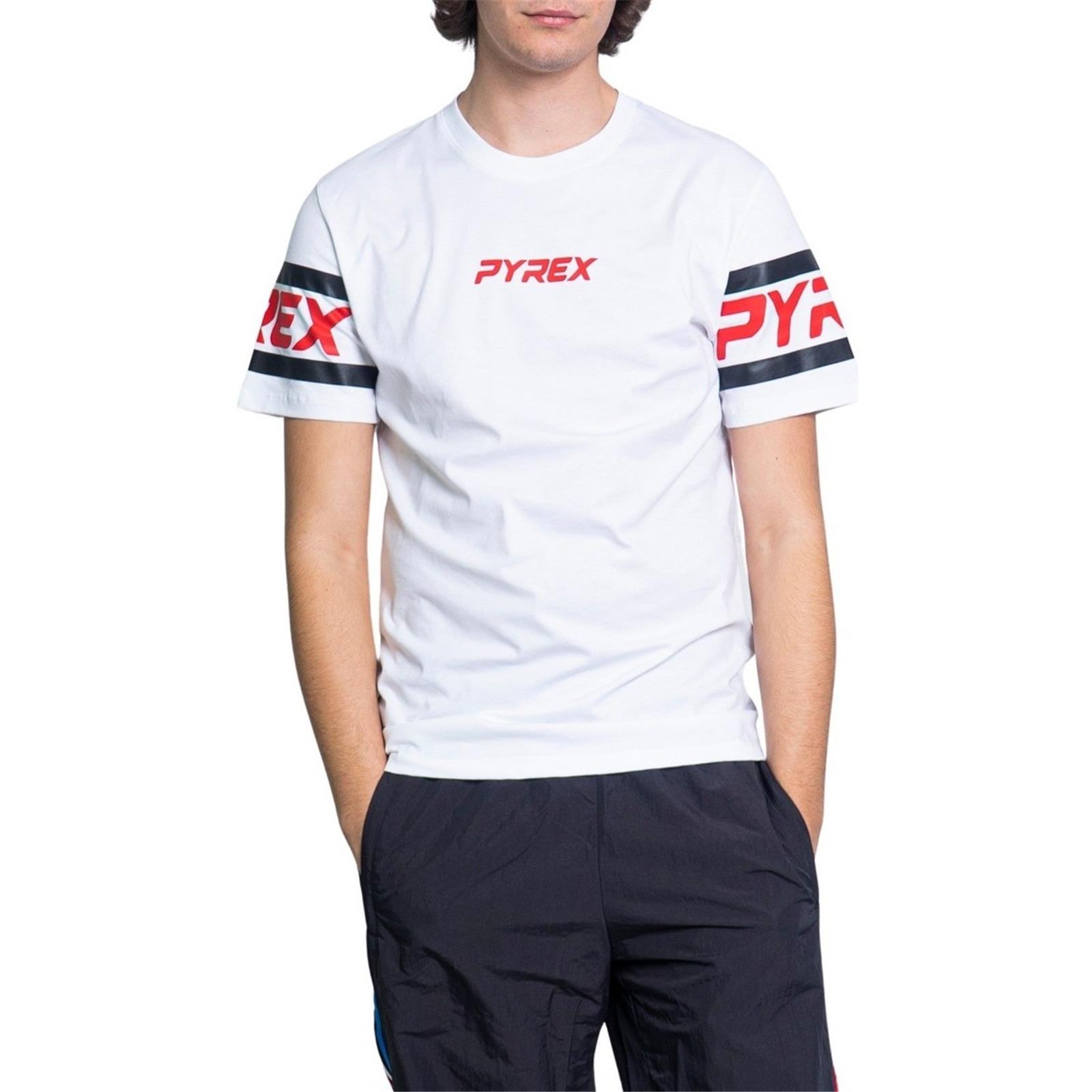 PYREX T-shirt uomo in jersey 100% cotone (S - BIANCO)