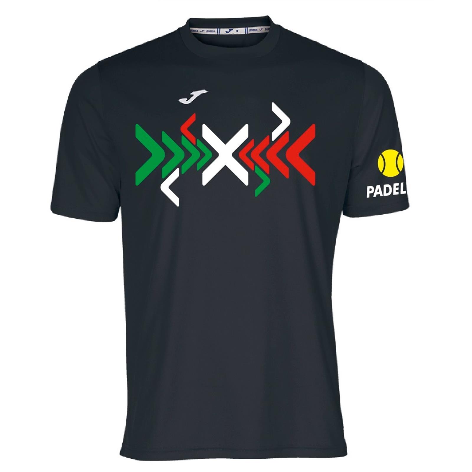 JOMA T-Shirt Tecnica Padel Nero (M - NERO)